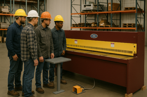 GMC 10 shear sterling machinery exchange hydraulic shear beginners guide