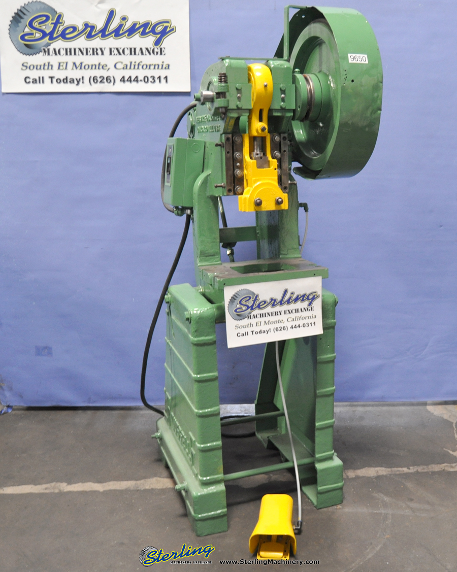 Used Rousselle OBI Punch Press - O.B.I. Flywheel Type Single Crank ...