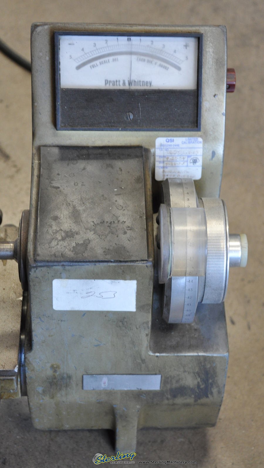 Used Pratt Whitney Supermicrometer - Comparators Sterling Machinery