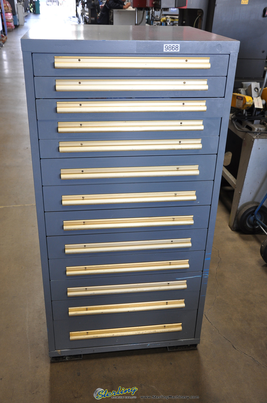 For Sale: Used Equipto Cabinet, Five Drawers 25