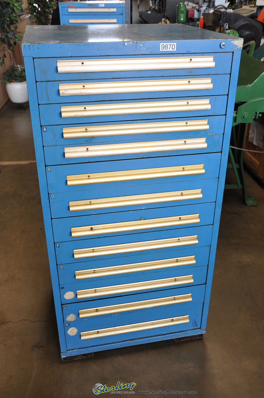 For Sale: Used Equipto Cabinet, Five Drawers 25