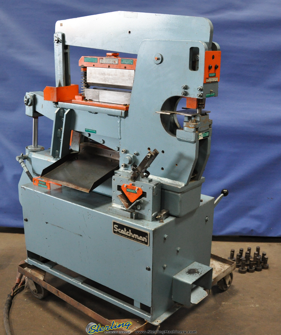 Used Scotchman Hydraulic Ironworker Sterling Machinery