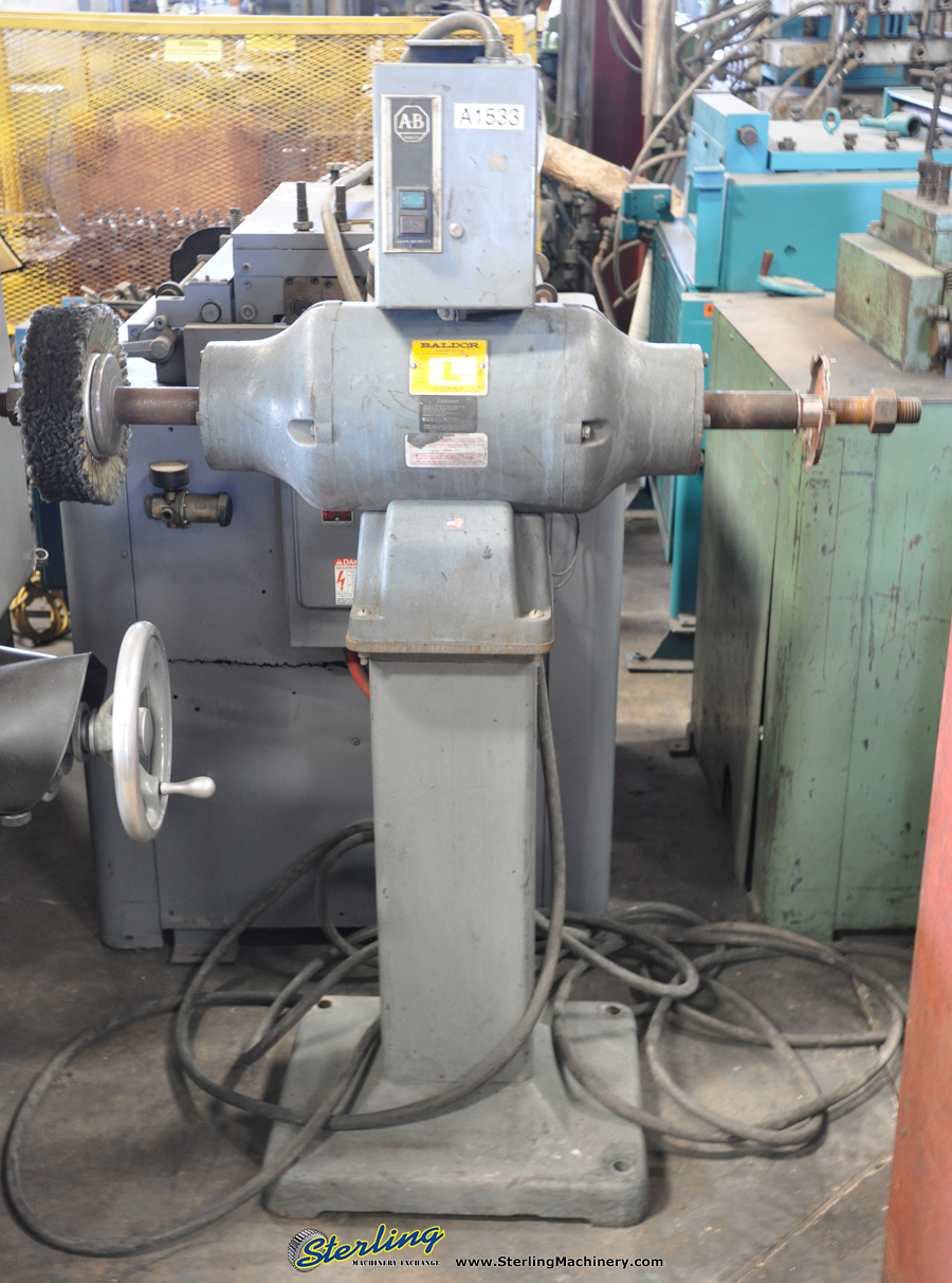 Used Baldor Double End Polisher Buffer - Pedestal Type & Polishers ...