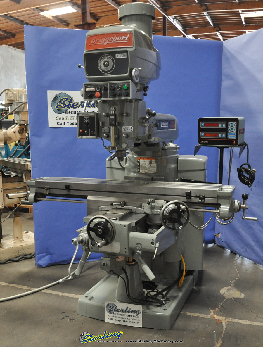 For Sale 11" x 58" Used Bridgeport Series II Vertical Milling Machine