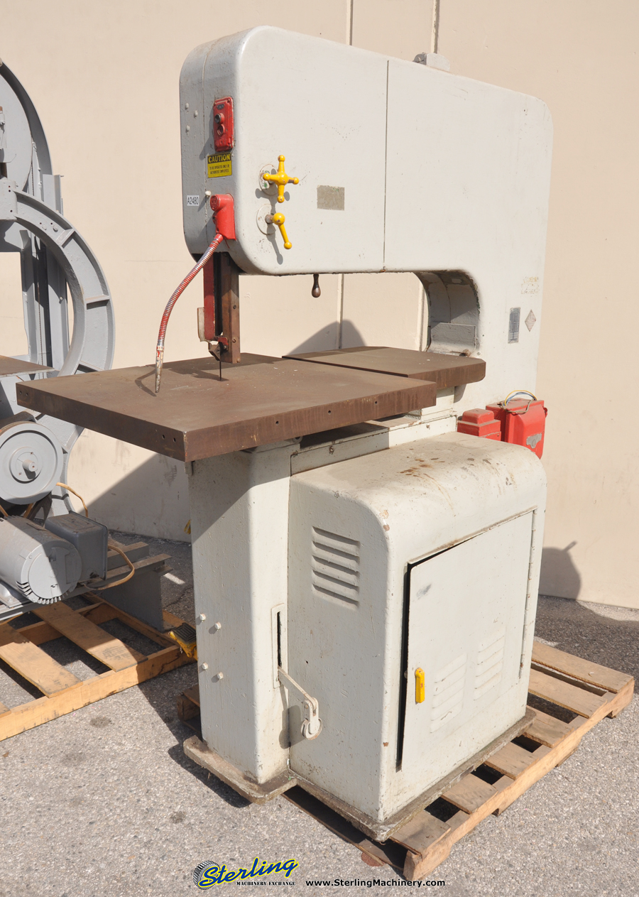 For Sale 36'' Used DoALL Vertical Deep Throat Bandsaw, Mdl. V 36