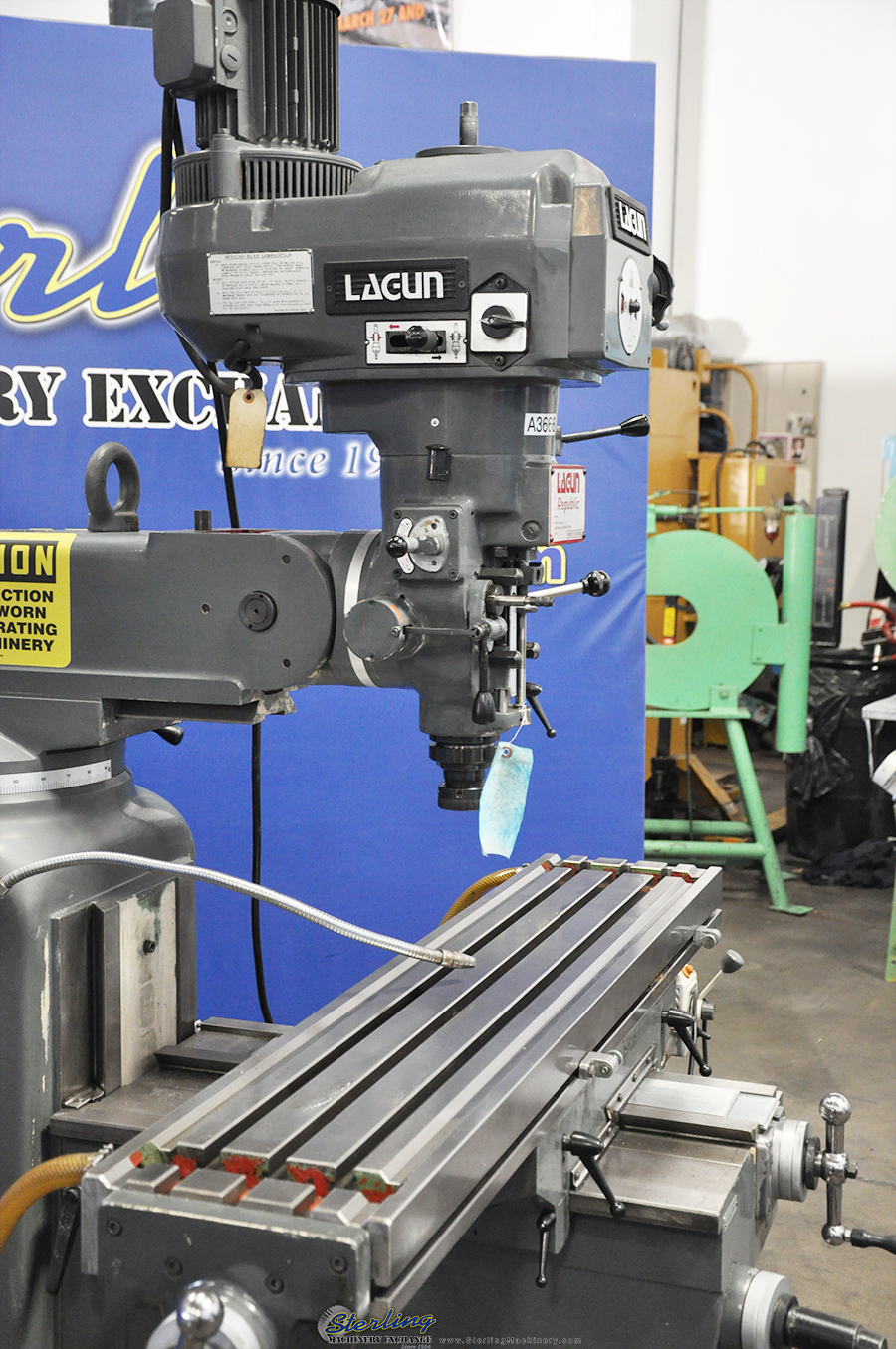 For Sale: 9" x 42" Used Lagun Republic Deluxe Vertical Milling Machine