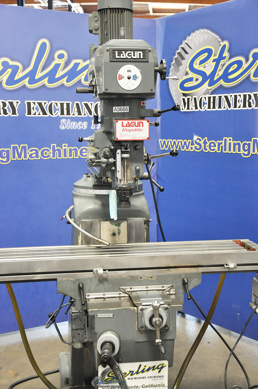 For Sale: 9" x 42" Used Lagun Republic Deluxe Vertical Milling Machine