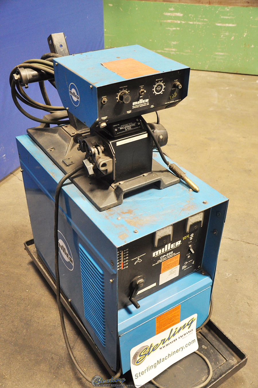 Used Miller DC Power Mig Welder with Millermatic Feeder 