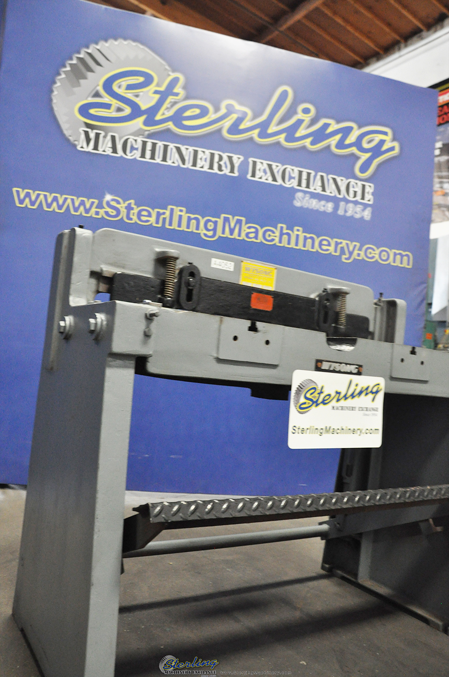 Used Wysong Manual Foot Shear "Price Includes New Blade" Sterling Machinery