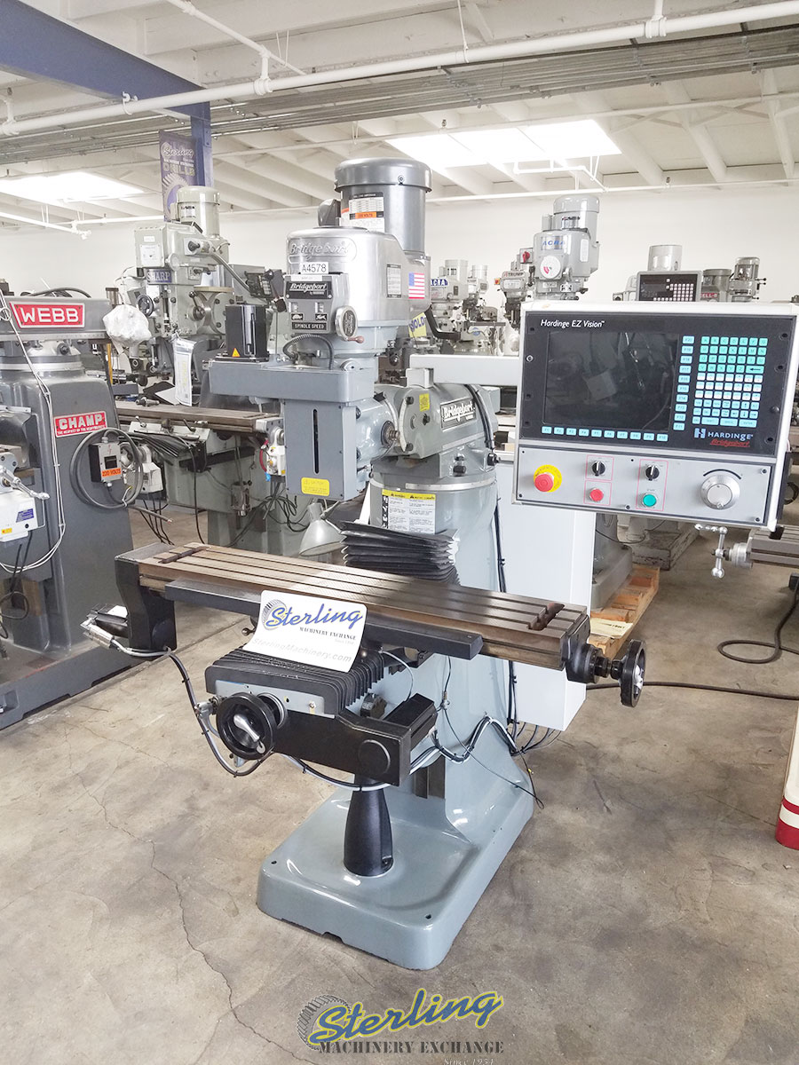 Used Bridgeport (Hardinge) MANUAL "CNC NON FUNCTIONAL" Vertical Milling