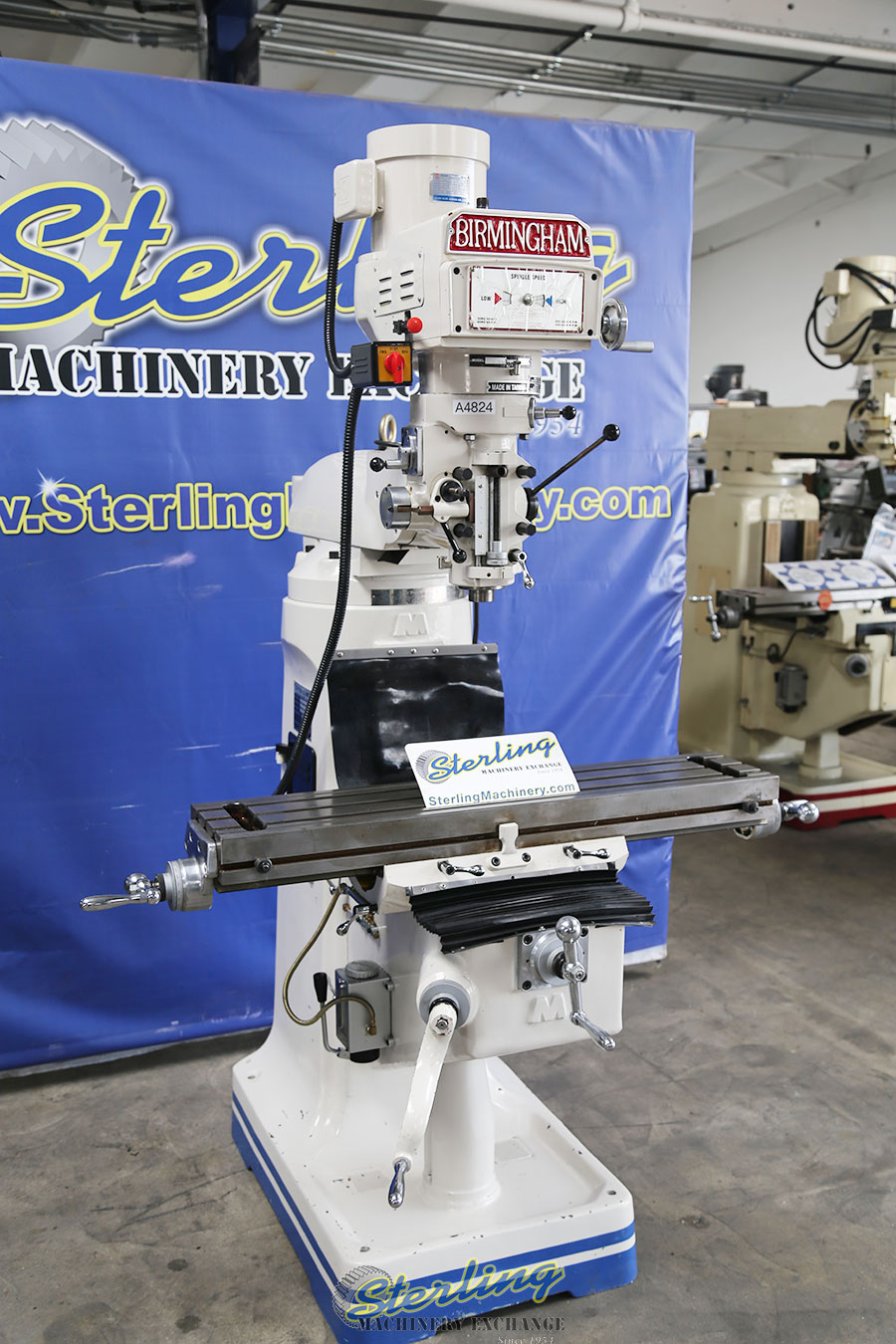 Used Birmingham (VARIABLE SPEED) Vertical Milling Machine ...