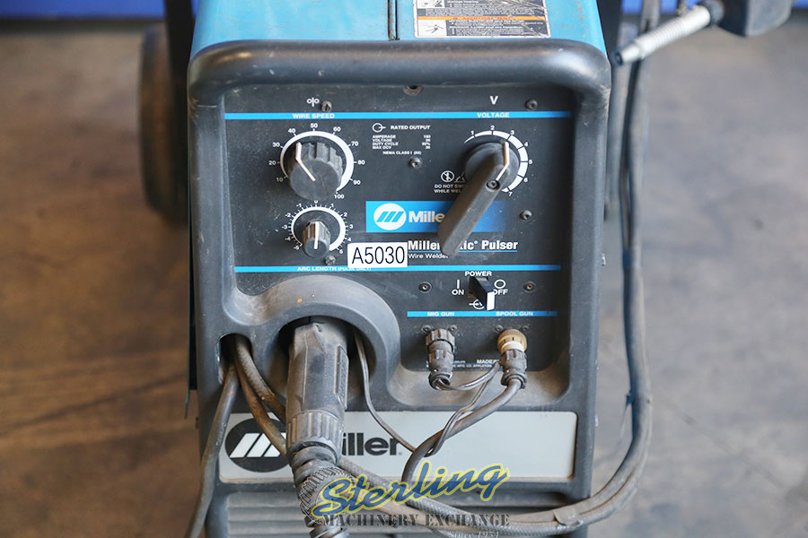 Used Miller Millermatic Pulser Wire Mig Welder With Spoolmate Spool Gun 