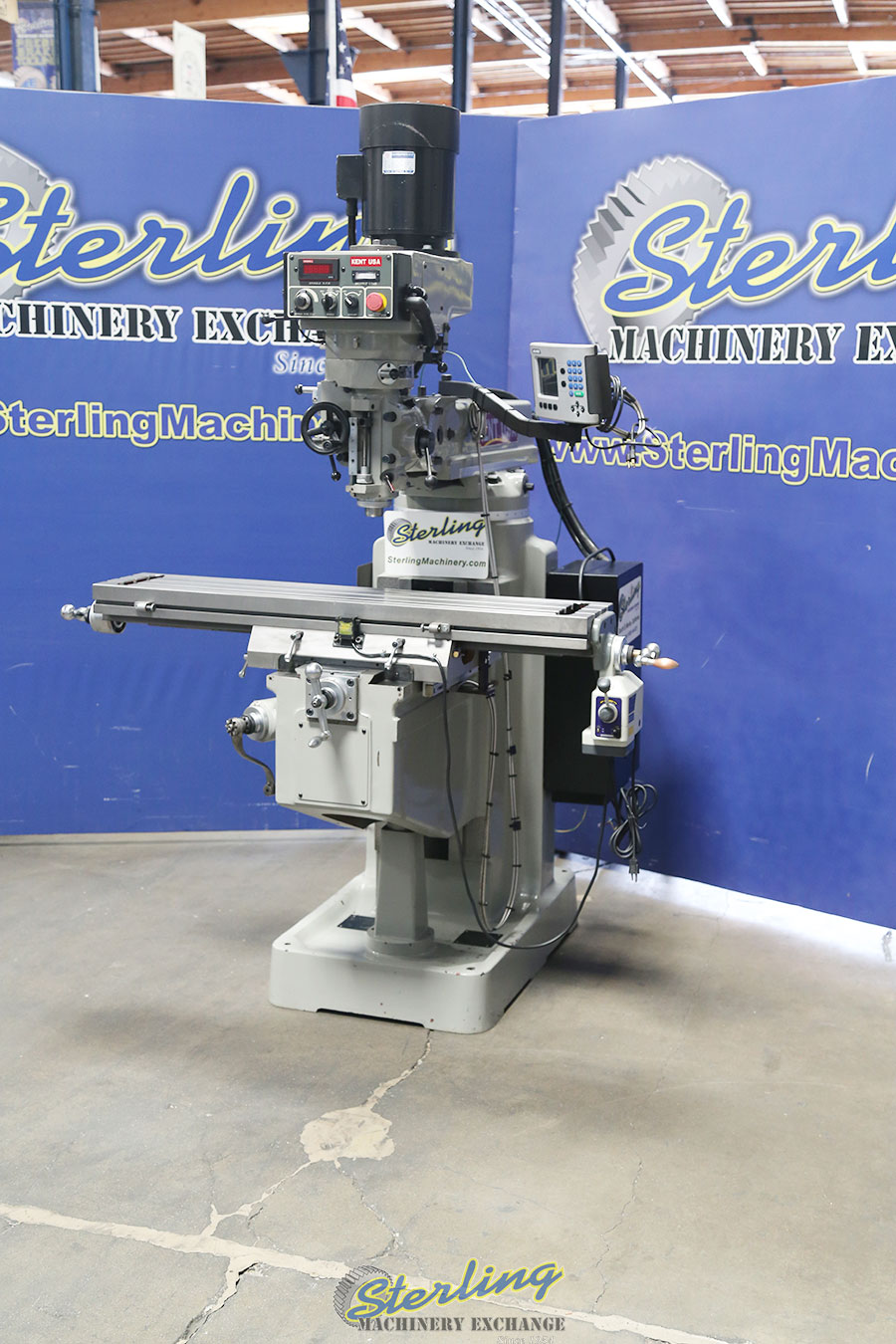 Used Kent Vertical Milling Machine with Inverter Head 