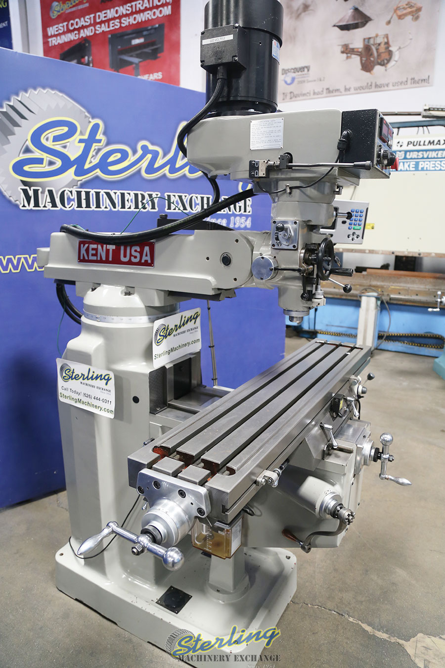 Used Kent Vertical Milling Machine with Inverter Head 