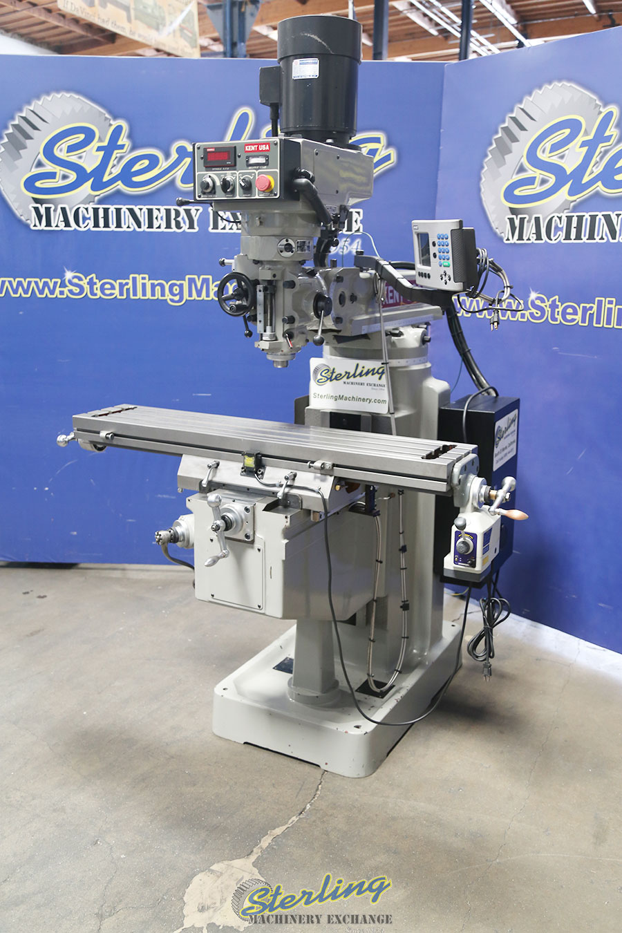 Used Kent Vertical Milling Machine with Inverter Head 