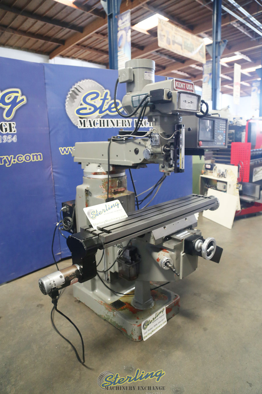 Used Kent Vertical Milling Machine Sterling Machinery