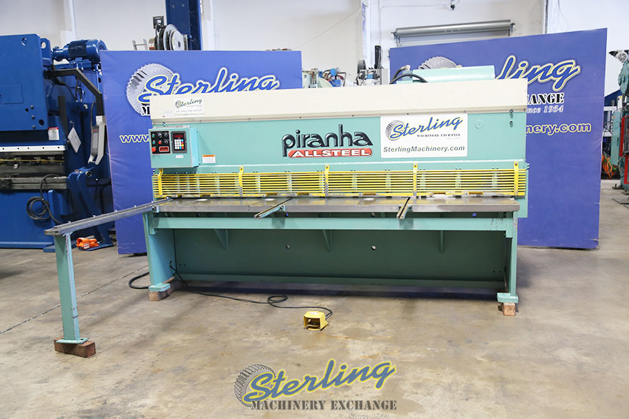 Used Piranha Hydraulic Metal Cutting Power Shear Sterling Machinery